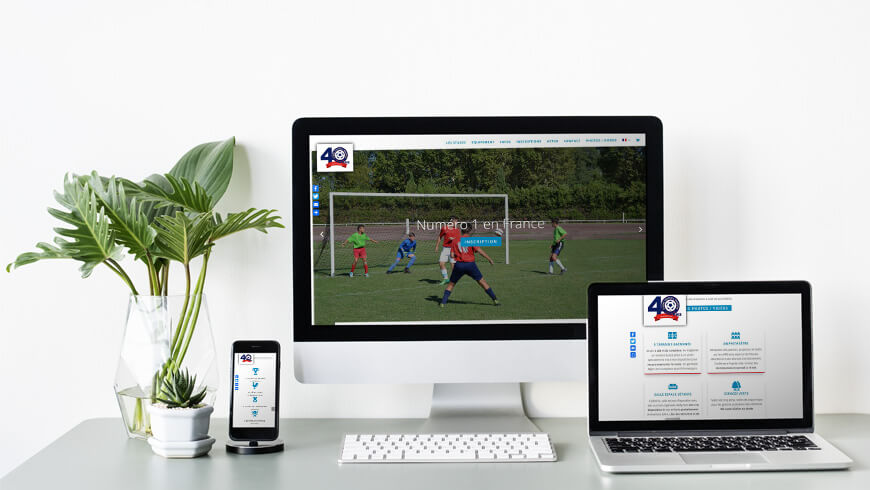 Nouveau site internet pour les stages de football Bosquier !