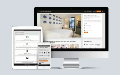 Création de site pour le boutique hôtel By Reboul à Cassis