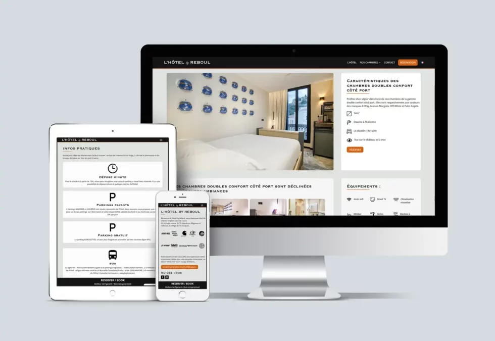 Hôtel Reboul à Cassis nous confie son référencement
